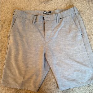 Hurley Light Gray Flat Front Shorts